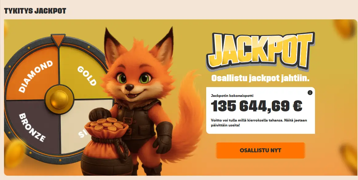 tykitys casino jackpot